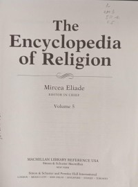 Image of The Encyclopedia of Religion Vol. 5